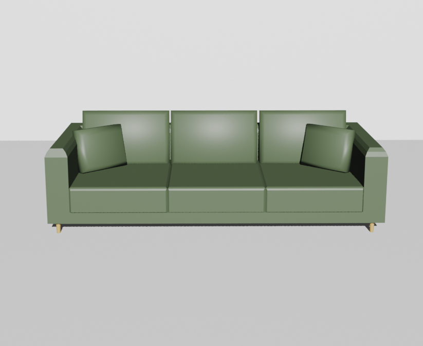 Custom Green Couch